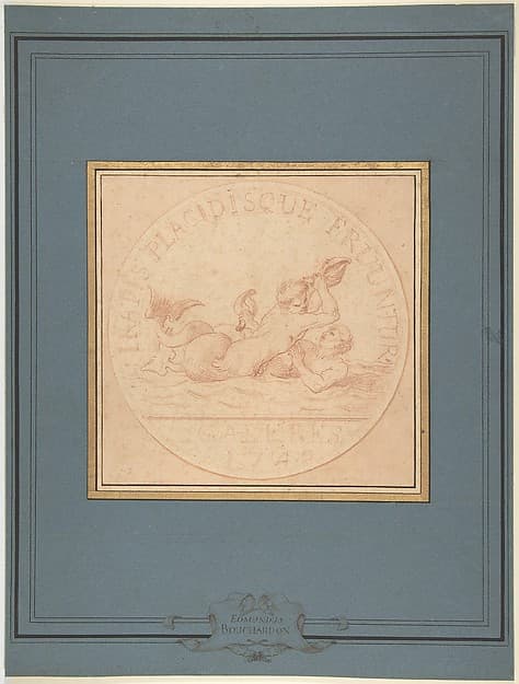 Design for a Token: Galères, 1740