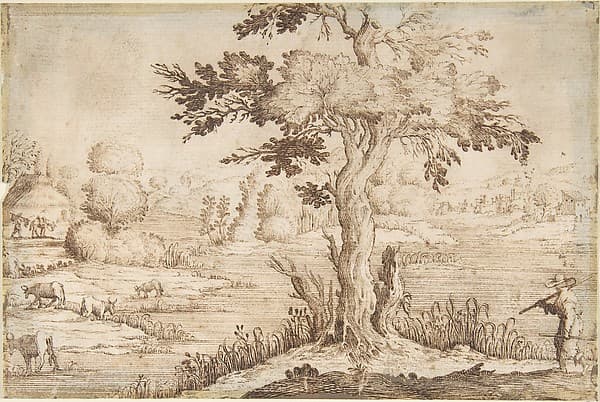 Shepherd in a Landscape