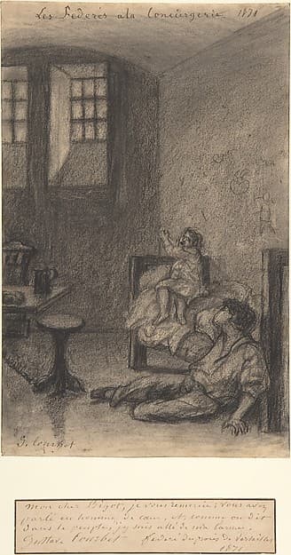 Young Communards in Prison (Les Fédérés à la Conciergerie)