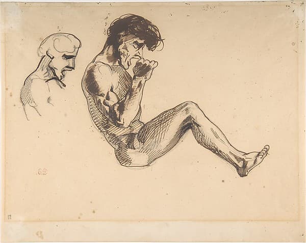 Studies of a Damned Man, for "The Barque of Dante"