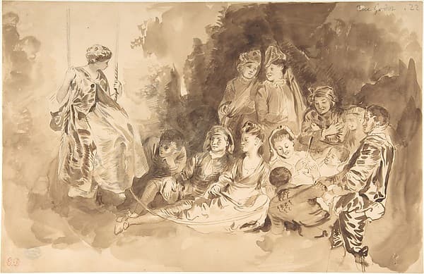 "The Swing," after Antoine Watteau (Les Agréements de l'été)