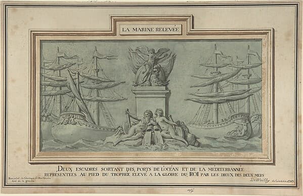 Study for Decoration of the Obelisk at Port-Vendres