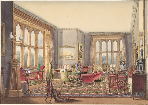 Drawing Room, Guys Cliffe, Warwickshire