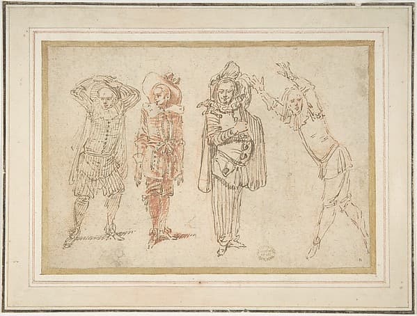 Figures in Theatrical Costumes