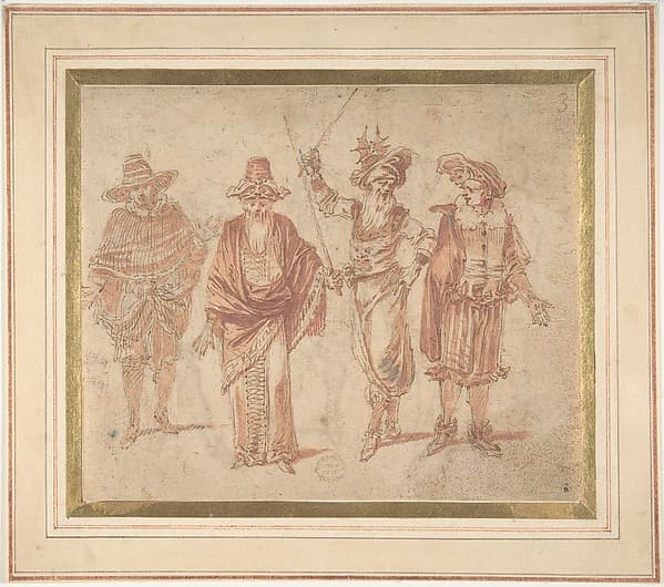 Figures in Theatrical Costumes