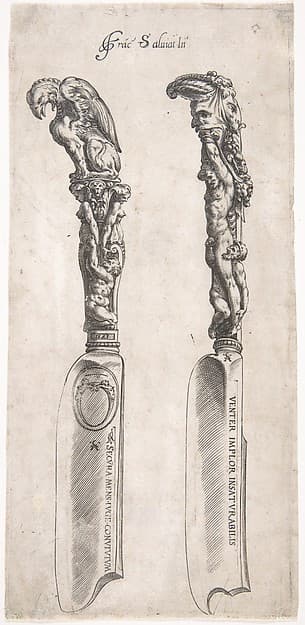Design for Two Knife Handles