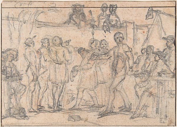 Study for an Engraving of "Songs in the Opera of Flora"