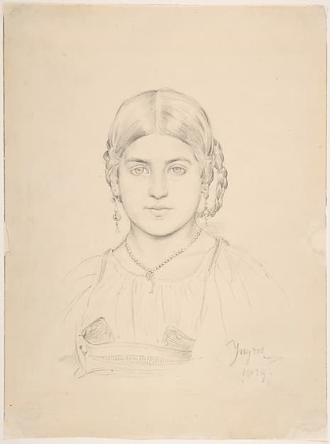 Bust of a Gypsy Girl