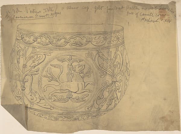 Medieval Silver Cup