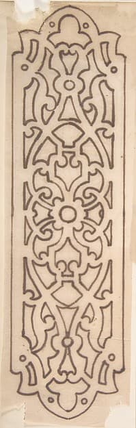 Ornamented Metal Doorplate