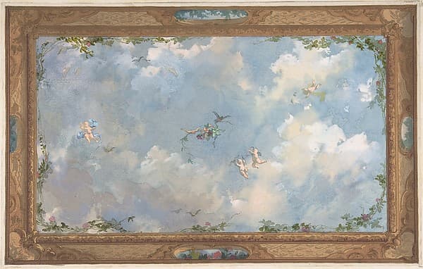 Design for Salon Ceiling, Hôtel Candamo