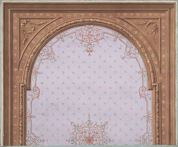 Design for Ceiling, Hôtel Cottier