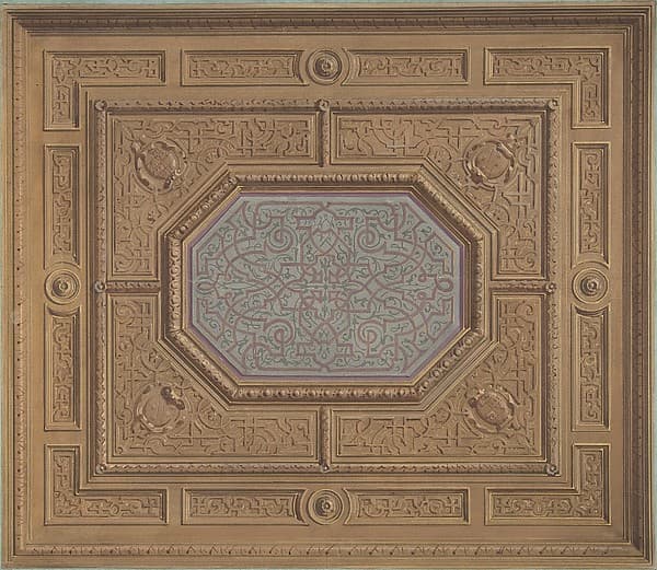 Design for Dining Room Ceiling, Neudeck