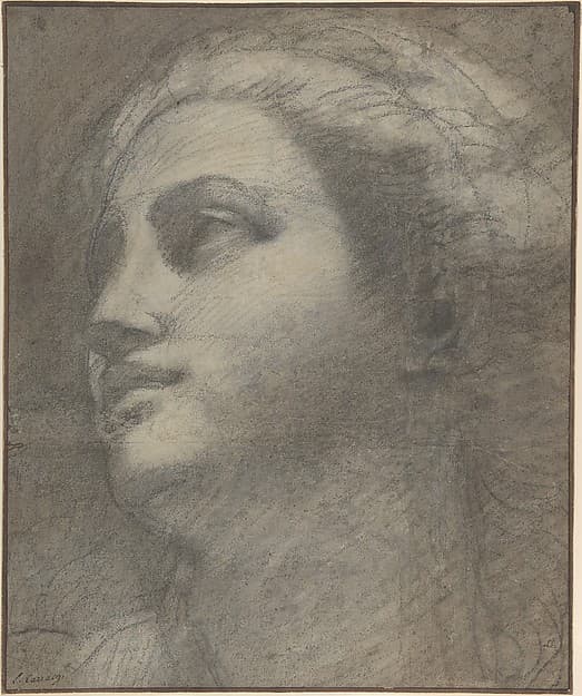 Head of a Woman Looking to Upper Left
