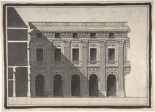Design for the Garden Façade of the Palais Royal