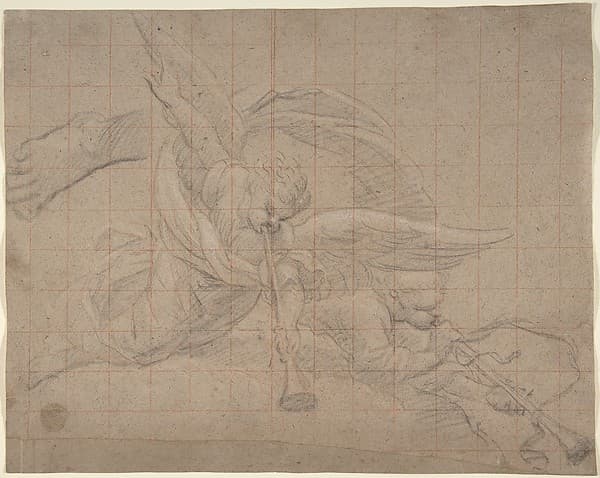 Two Angels, Study for the Val de Grâce