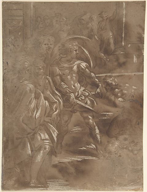 Left Third of a Martyrdom of Saint Peter and Saint Paul.