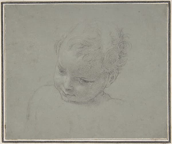 Bust-Length Study of a Child