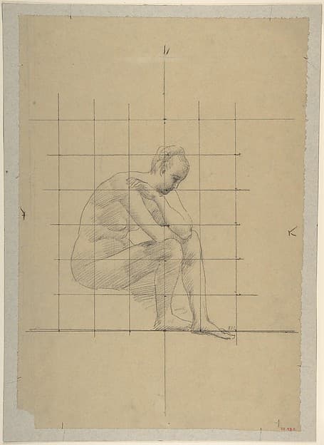 Seated Figure: Study for “A Vision of Antiquity”