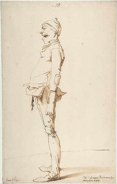 Caricature of the Artist's Younger Brother Marie-Alexandre-François