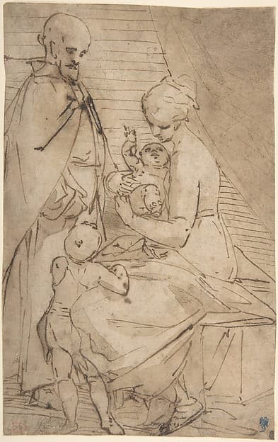 The Holy Family with the Infant Baptist