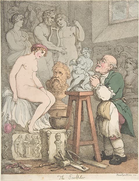 The Sculptor [Preparations for the Academy, Old Joseph Nollekens and his Venus]