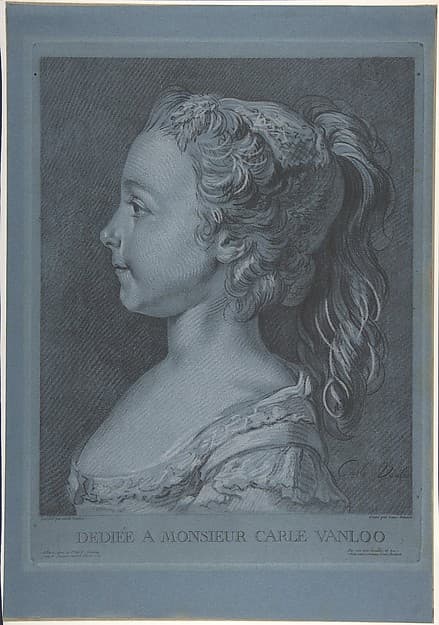 Head of a Young Girl in Profile