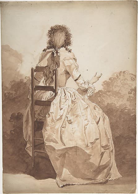 Seated Woman, Seen from Behind