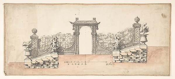 Design for an Ornamental Doorway Leading to a Garden
