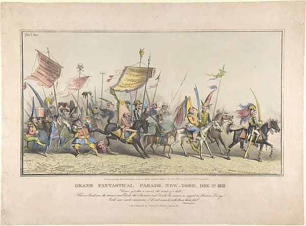 Grand Fantastical Parade, New-York, December 2, 1833