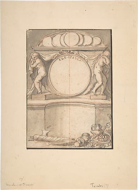 Drawing for a Book Illustration--Cleopatra