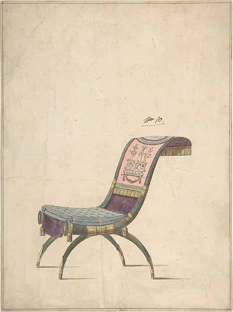 Design for an Empire Chair