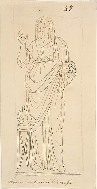 Female Figure with Tripod