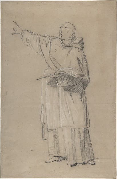 A standing monk