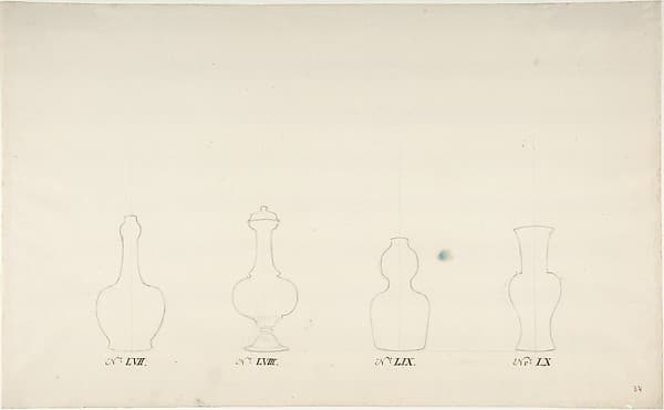 Design for Four Vases