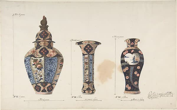 Design for Three Vases