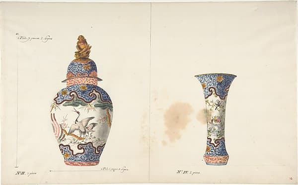 Design for Two Vases