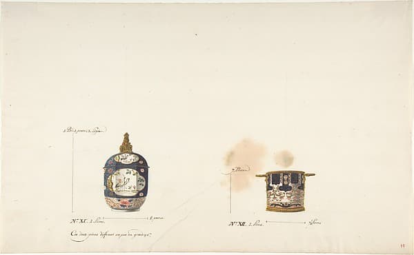 Design for Two Vases