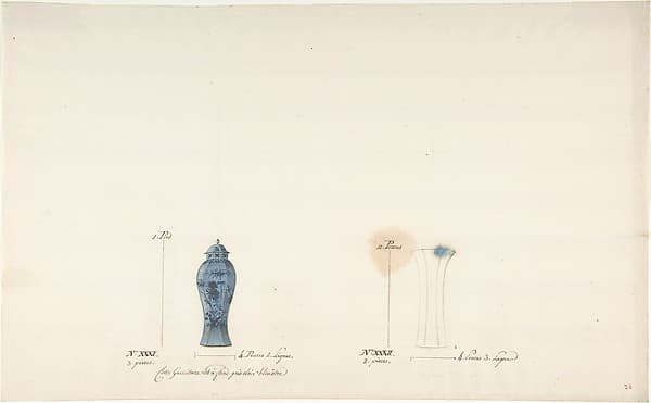 Design for Two Vases