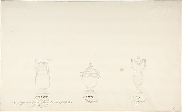 Design for Three Vases
