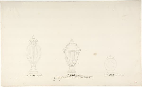 Design for Three Vases