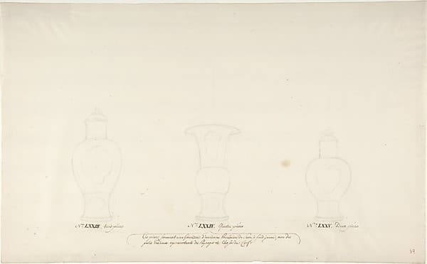 Design for Three Vases