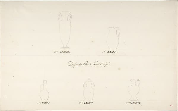 Design for Five Vases