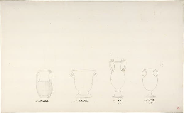 Design for Four Vases
