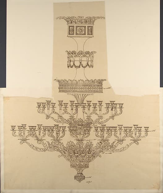 Elaborate Design for a Chandelier