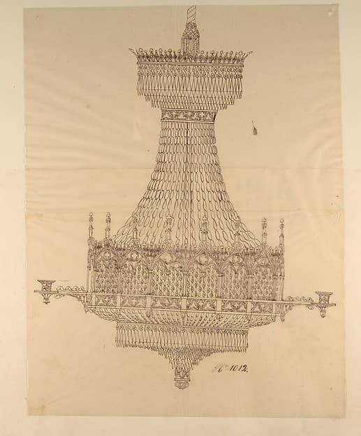 Design for a Crystal Chandelier