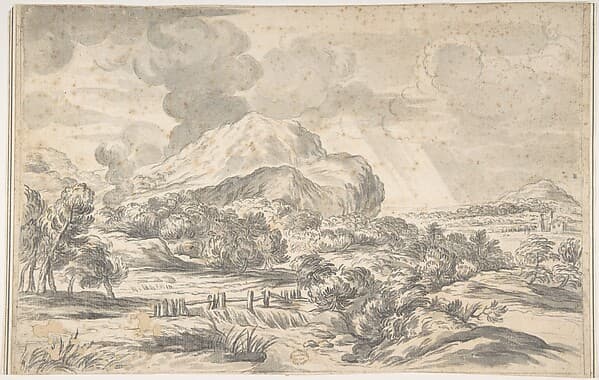Landscape with Mountains in the Distance