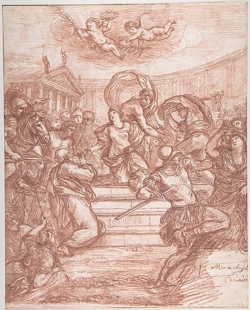 Scene of Martyrdom, after Giovanni Angelo Canini