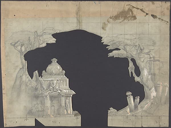 Design for a Stage Set at the Opéra, Paris