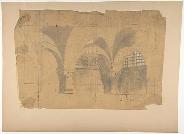 Design for a Stage Set at the Opéra, Paris
